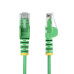 StarTech.com 1ft Green Slim CAT6 Ethernet Cable, Snagless, 100W PoE, UTP, LSZH, 28AWG Bare Copper Wire, Slim RJ45 Network Patch Cord w/Strain Reliefs, Fluke Tested