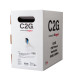 C2G 1000ft (304.8m) TAA-Compliant Cat5e Bulk Unshielded (UTP) Ethernet Network Cable with Solid Conductors-Plenum CMP-Rated - Blue
