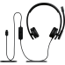 Logitech H570e Headset Wired Head-band Office/Call center USB Type-C Black