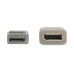 Tripp Lite DisplayPort Extension Cable with Active Repeater and Latching Connector (M/F), 4K 60 Hz, HDR, 4:4:4, HDCP 2.2, 15 ft. (4.6 m), TAA