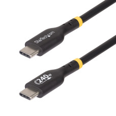 StarTech.com 13ft USB-C Charging Cable, USB-IF Certified USB C Cable, 240W PD EPR, USB 2.0 Type-C Laptop Charger Cord, USB-C Data Transfer Cable, TPE Jacket, M/M