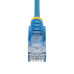 StarTech.com 10 ft. CAT6 Ethernet Cable - Slim - Snagless RJ45 Connectors - Blue