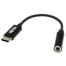 Tripp Lite U437-001 USB-C to 3.5 mm Headphone Jack Adapter