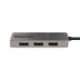 StarTech.com 3-Port USB-C Multi-Monitor Adapter, USB Type-C to 3x DisplayPort 1.4 MST Hub, Triple 4K 60Hz DP Laptop Display Extender / Splitter, HDR, Extra-Long Built-In Cable - Windows Only