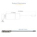 StarTech.com 3-Port USB-C Multi-Monitor Adapter, USB Type-C to 3x DisplayPort 1.4 MST Hub, Triple 4K 60Hz DP Laptop Display Extender / Splitter, HDR, Extra-Long Built-In Cable - Windows Only