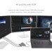 StarTech.com 3-Port USB-C Multi-Monitor Adapter, USB Type-C to 3x DisplayPort 1.4 MST Hub, Triple 4K 60Hz DP Laptop Display Extender / Splitter, HDR, Extra-Long Built-In Cable - Windows Only