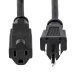 StarTech.com 15ft (4.5m) Heavy Duty Extension Cord, NEMA 5-15R to NEMA 5-15P Black Extension Cord, 15A 125V, 14AWG, Heavy Gauge Extension Power Cable, NEMA 5-15R to NEMA 5-15P AC Power Cord