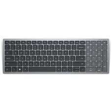 DELL KB740 keyboard RF Wireless + Bluetooth QWERTY English Grey, Black