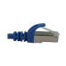 Tripp Lite N262-S15-BL Cat6a 10G Snagless Shielded Slim STP Ethernet Cable (RJ45 M/M), PoE, Blue, 15 ft. (4.6 m)