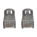 Tripp Lite N261-001-GY Cat6a 10G Snagless Molded UTP Ethernet Cable (RJ45 M/M), PoE, Gray, 1 ft. (0.3 m)