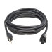 Tripp Lite Power Extension Cord, NEMA 5-15P to NEMA 5-15R - 13A, 120V, 16 AWG, 15 ft. (4.6 m), Black
