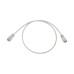 Tripp Lite N261-S03-WH Cat6a 10G Snagless Molded Slim UTP Ethernet Cable (RJ45 M/M), PoE, White, 3 ft. (0.9 m)