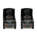 Tripp Lite N261-001-BK Cat6a 10G Snagless Molded UTP Ethernet Cable (RJ45 M/M), PoE, Black, 1 ft. (0.3 m)