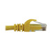 Tripp Lite N261-001-YW Cat6a 10G Snagless Molded UTP Ethernet Cable (RJ45 M/M), PoE, Yellow, 1 ft. (0.3 m)