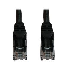 Tripp Lite N261-100-BK Cat6a 10G Snagless Molded UTP Ethernet Cable (RJ45 M/M), PoE, Black, 100 ft. (30.5 m)