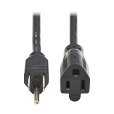 Tripp Lite Power Extension Cord, NEMA 5-15P to NEMA 5-15R - 13A, 120V, 16 AWG, 10 ft. (3 m), Black