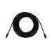Tripp Lite N261-050-BK Cat6a 10G Snagless Molded UTP Ethernet Cable (RJ45 M/M), PoE, Black, 50 ft. (15.2 m)