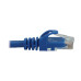 Tripp Lite N261-003-BL Cat6a 10G Snagless Molded UTP Ethernet Cable (RJ45 M/M), PoE, Blue, 3 ft. (0.9 m)
