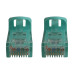 Tripp Lite N261-002-AQ Cat6a 10G Snagless Molded UTP Ethernet Cable (RJ45 M/M), PoE, Aqua, 2 ft. (0.6 m)