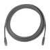 Tripp Lite N261-015-GY Cat6a 10G Snagless Molded UTP Ethernet Cable (RJ45 M/M), PoE, Gray, 15 ft. (4.6 m)