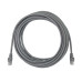 Tripp Lite N261-025-GY Cat6a 10G Snagless Molded UTP Ethernet Cable (RJ45 M/M), PoE, Gray, 25 ft. (7.6 m)