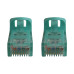 Tripp Lite N261-100-AQ Cat6a 10G Snagless Molded UTP Ethernet Cable (RJ45 M/M), PoE, Aqua, 100 ft. (30.5 m)