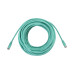 Tripp Lite N261-100-AQ Cat6a 10G Snagless Molded UTP Ethernet Cable (RJ45 M/M), PoE, Aqua, 100 ft. (30.5 m)