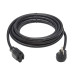Tripp Lite Power Extension Cord, Right-Angle NEMA 5-15P to NEMA 5-15R - 13A, 120V, 16 AWG, 15 ft. (4.6 m), Black