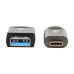 Tripp Lite U428F-15M-D321 USB-A to USB-C AOC Cable (M/M) - USB 3.2 Gen 2 Plenum-Rated Fiber Active Optical - Data Only, Backward Compatible, Black, 15 m (49 ft.)