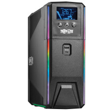 Tripp Lite 1000VA 600W 120V Pure Sine Wave Gaming UPS Battery Backup - LCD, AVR, RGB LEDs, USB Charging, Power Saving
