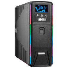 Tripp Lite 1500VA 900W 120V Pure Sine Wave Gaming UPS Battery Backup - LCD, AVR, RGB LEDs, USB Charging, Power Saving
