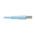 Tripp Lite U038AB-006-S-LB Safe-IT USB-A to USB-C Antibacterial Cable, USB 2.0, Ultra Flexible (M/M), Light Blue, 6 ft. (1.8 m)