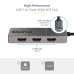 StarTech.com 3-Port USB-C MST Hub - USB Type-C to 3x HDMI Multi-Monitor Adapter for Laptop - Triple HDMI up to 4K 60Hz with DP 1.4 Alt Mode & DSC - HDR - 1ft (30cm) Cable - Windows Only