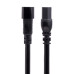 StarTech.com 10ft (3m) Heavy Duty Extension Cord, C14 to C15 Extension Cord, 15A 125V, 14AWG, Heavy Gauge Power Extension Cable, Heavy Duty AC Power Cord