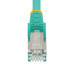 StarTech.com NLAQ-10F-CAT6A-PATCH networking cable Aqua colour 3 m S/FTP (S-STP)