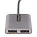 StarTech.com USB-C to Dual Displayport 1.4 Adapter, USB Type-C Multi-Monitor MST Hub, Dual 5K 60Hz DP Laptop Display Extender / Splitter, HDR, Extra-Long Built-In Cable - Windows Only