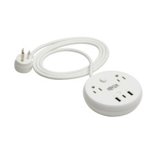 Tripp Lite TLP28PD57WCAM surge protector White 2 AC outlet(s) 120 V 1.83 m