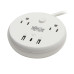 Tripp Lite TLP28PD57WCAM surge protector White 2 AC outlet(s) 120 V 1.83 m