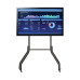 Tripp Lite DMCS4265WL Rolling TV Cart for 42” to 65” Displays, Wide Legs, Locking Casters
