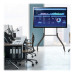 Tripp Lite DMCS5585WL Rolling TV Cart for 55” to 85” Displays, Wide Legs, Locking Casters