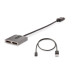 StarTech.com 2-Port DisplayPort MST Hub, Dual 4K 60Hz, DP to 2x DisplayPort Monitor Adapter, DP 1.4 Multi-Monitor Video Adapter, 1ft (30cm) Built-in Cable, USB Powered, Windows Only