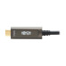 Tripp Lite U420F-30M-V USB-C to USB-C Plenum-Rated Fiber Active Optical Cable (AOC) - 4K 60 Hz, HDR, 4:4:4, M/M, Black, 30 m (98 ft.)