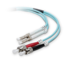 Belkin Fiber Optic Patch Cable - 9.84ft 2 x LC/ 2 x ST fibre optic cable 3 m Blue
