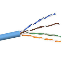 Belkin Cat. 5e UTP Bulk Cable (Plenum) - 250ft networking cable Blue 76 m