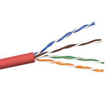 Belkin Cat5e Bulk Cable - 1000ft - Red networking cable 305 m