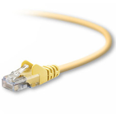 Belkin Patch cable, snagless, Cat5e, 15.2m networking cable Yellow