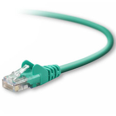Belkin RJ45 Cat5e Patch Cable, Snagless Molded, 7.6m networking cable Green