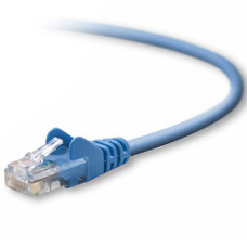 Belkin RJ45 Cat5e Patch Cable, Snagless Molded, 4.2m networking cable Blue