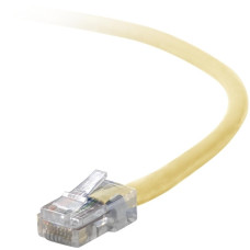 Belkin Cat5e, 30ft, 1 x RJ-45, 1 x RJ-45, Yellow networking cable 9.1 m