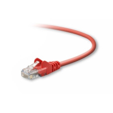 Belkin Cat5e Patch Cable, 20ft, 1 x RJ-45, 1 x RJ-45, Red networking cable 6 m